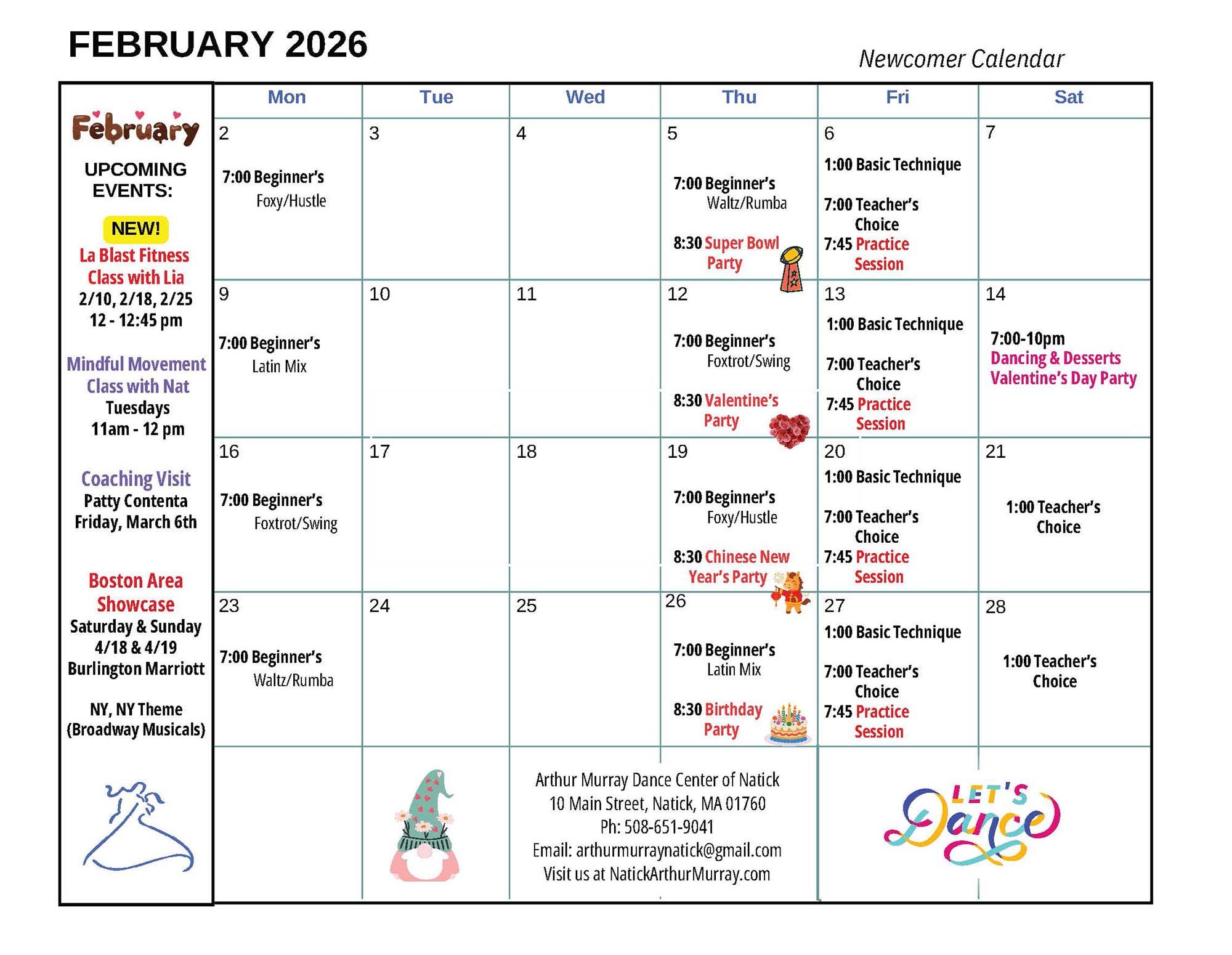 February 2026 - Newcomer - Natick