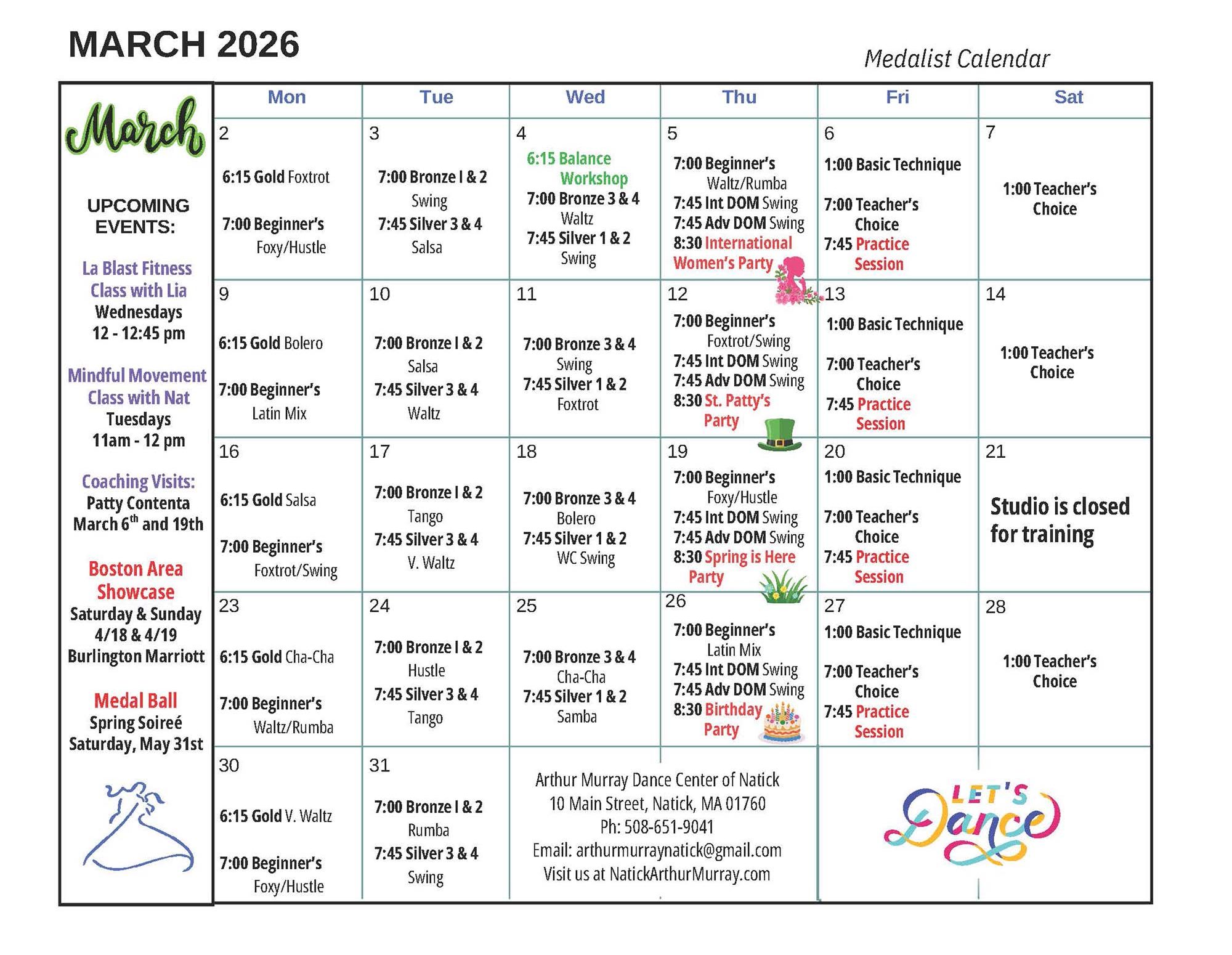 March 2026 Medalist Natick