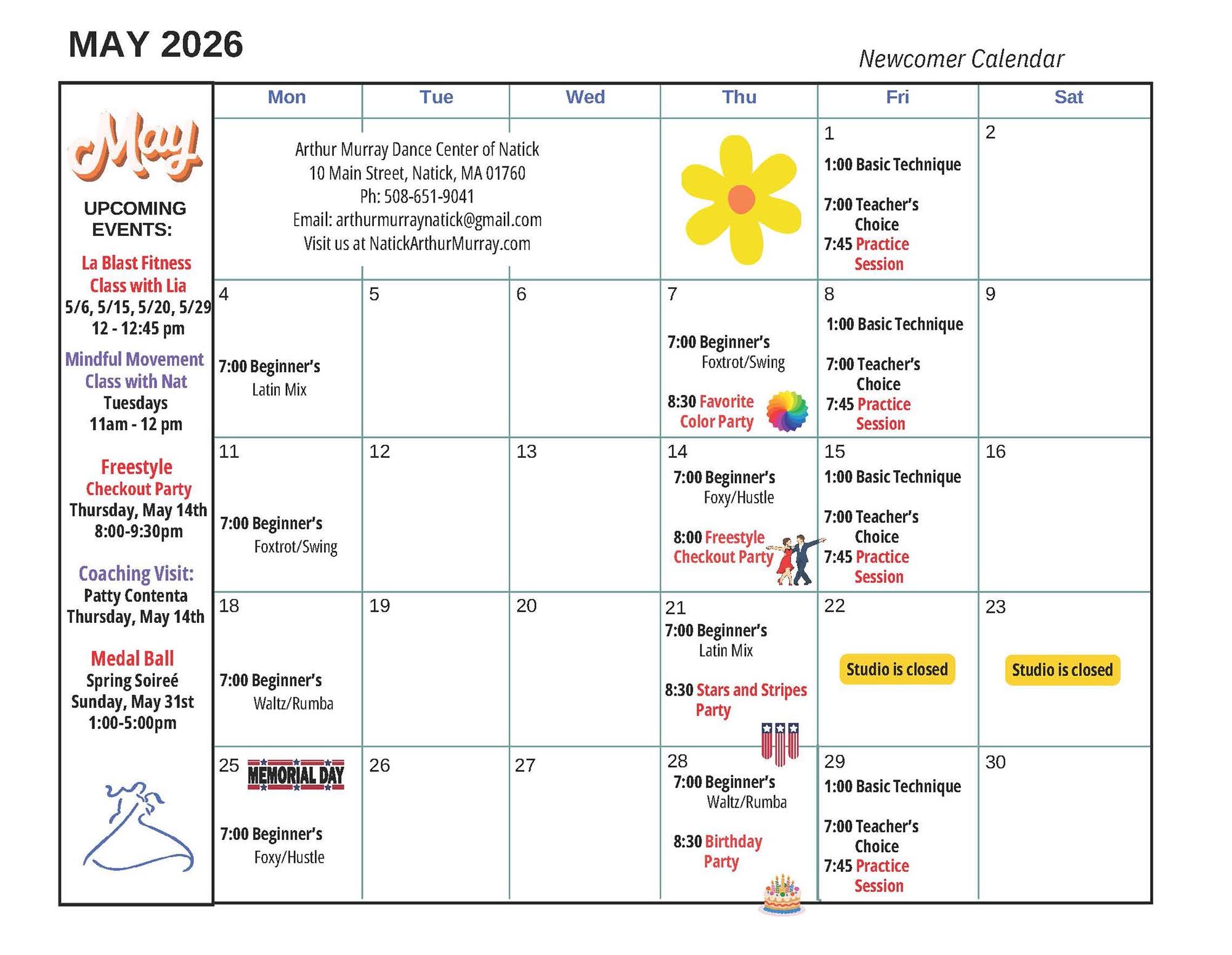 May 2026 - Newcomer Natick