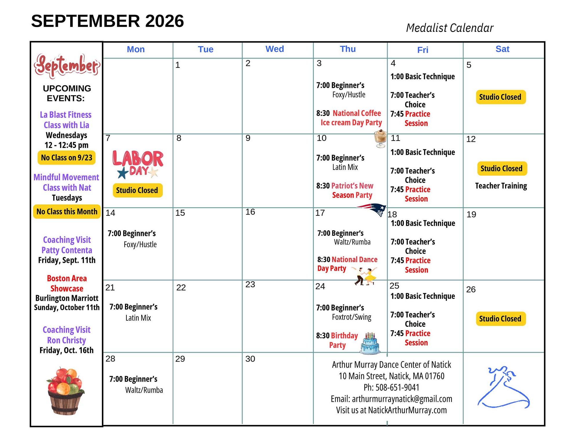 September 2026 - Newcomer - Natick